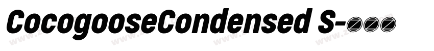 CocogooseCondensed S字体转换